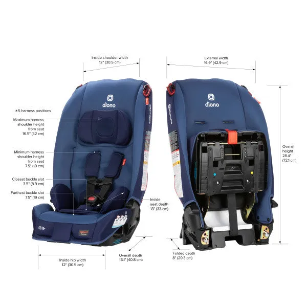 Siège d'auto Radian 3R -  Bleu Surtension