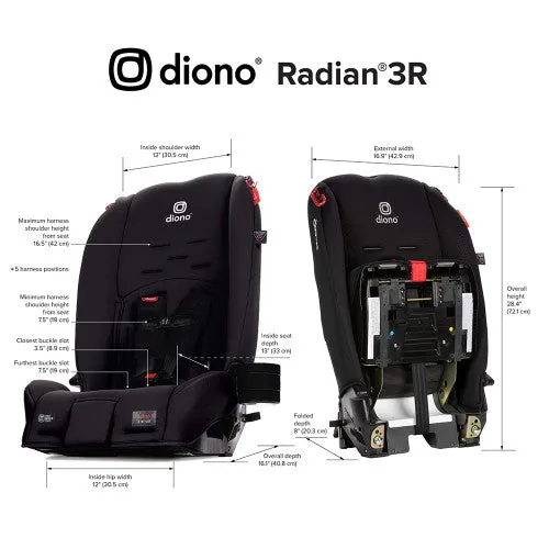 Siège d'auto Radian 3R - Noir