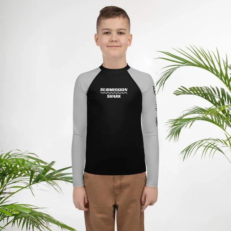 Silver SS Premium Standard ~ Youth Rash Guard