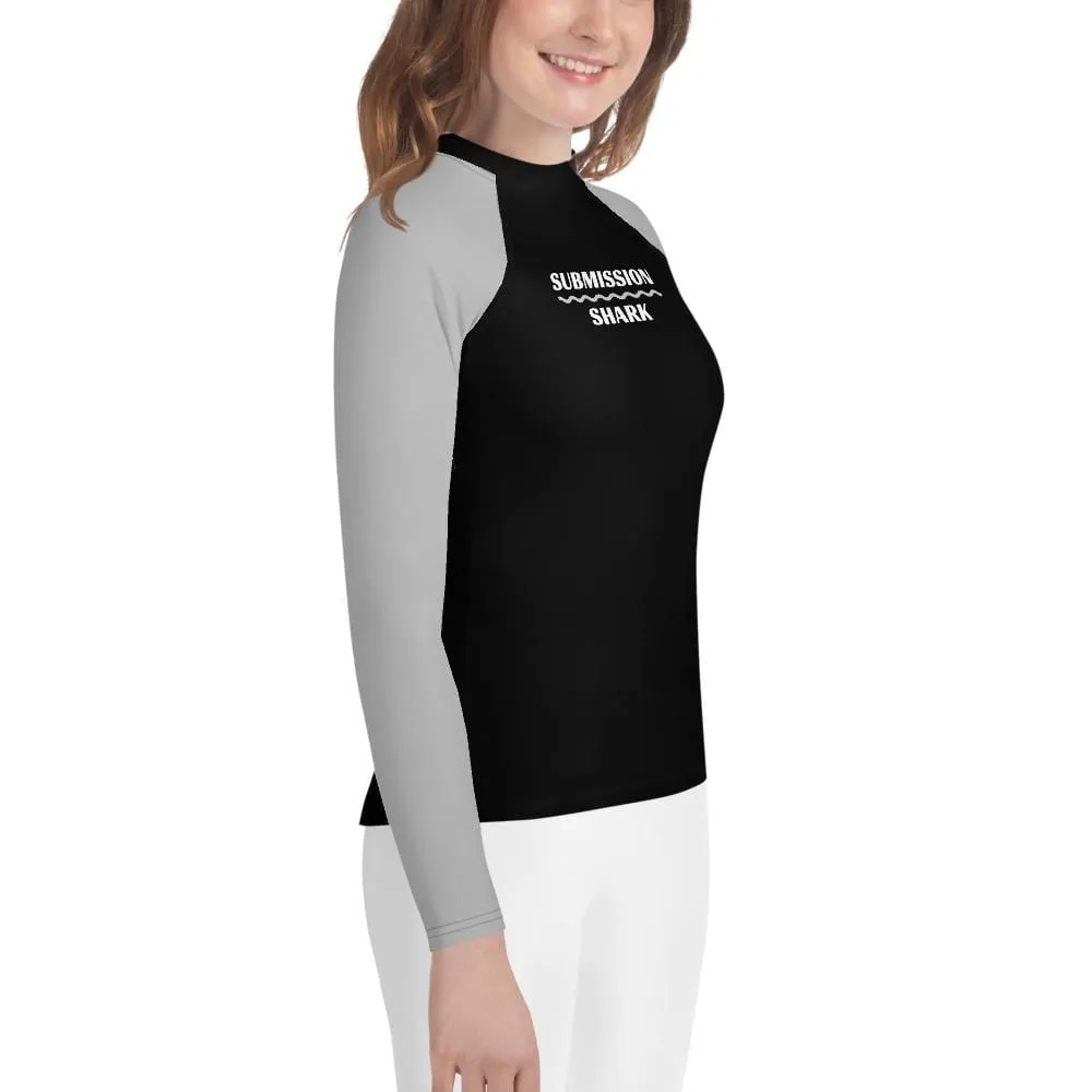 Silver SS Premium Standard ~ Youth Rash Guard