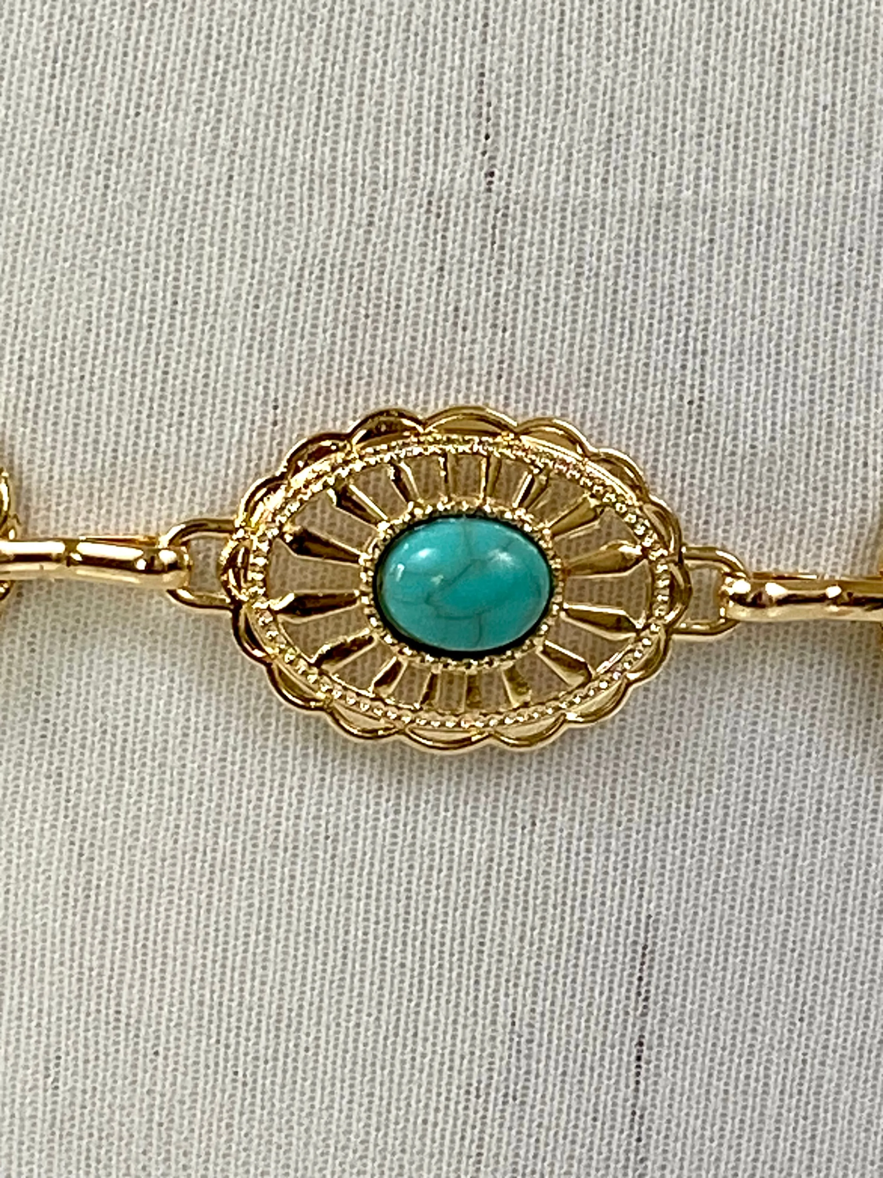 Simple gold waist chain belt
