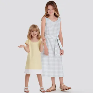 Simplicity Sewing Pattern S9120 Girls' Dresses