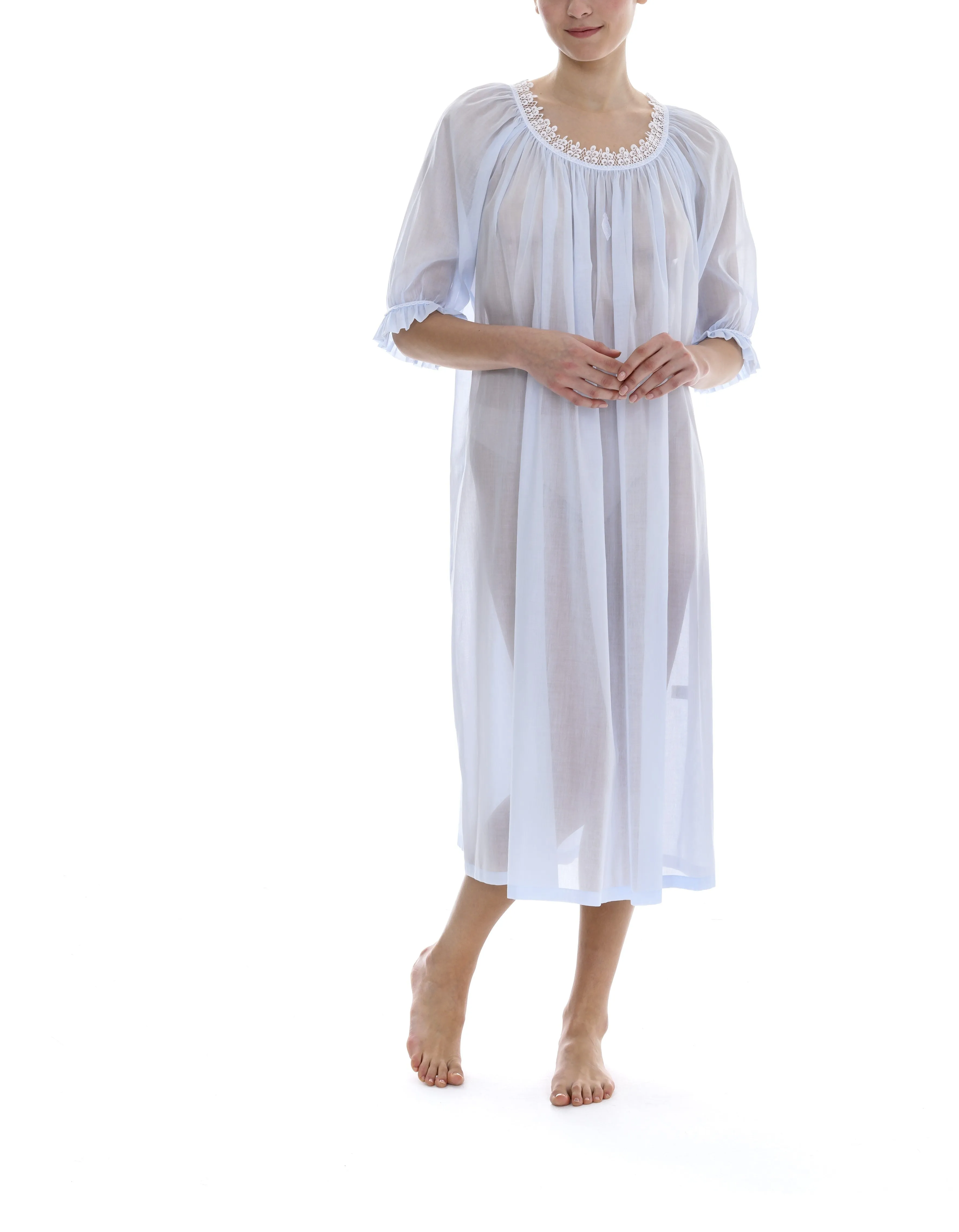 Sissi 4NH 3/4 Length Sleeve Nightdress (In stock, 3-day dispatch)