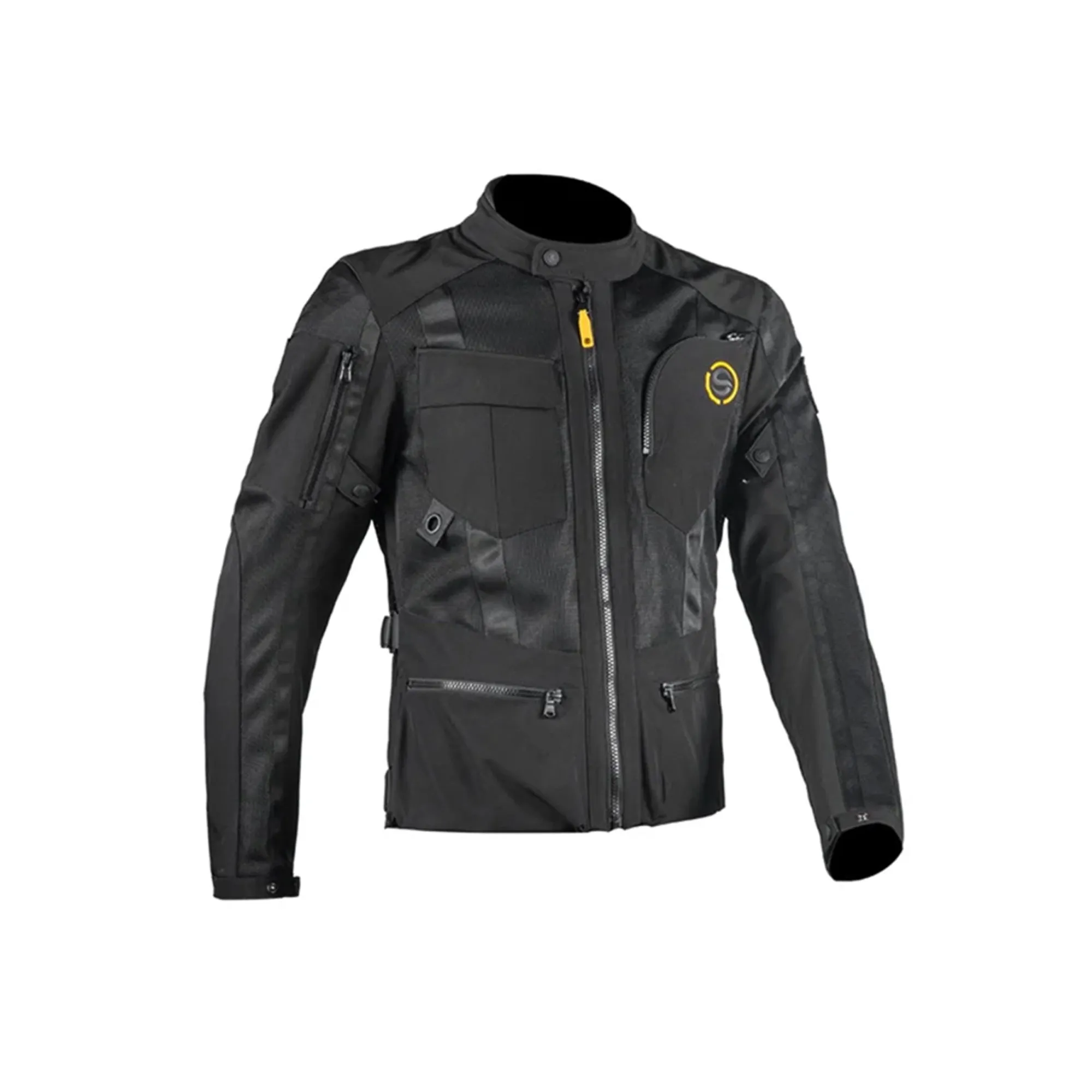 SKG Star Field Knight Men's Black Mesh Jacket Motorcycle Gear - 863397