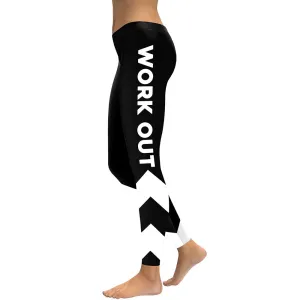 Slim New Striped Patchwork Workout Leggings
