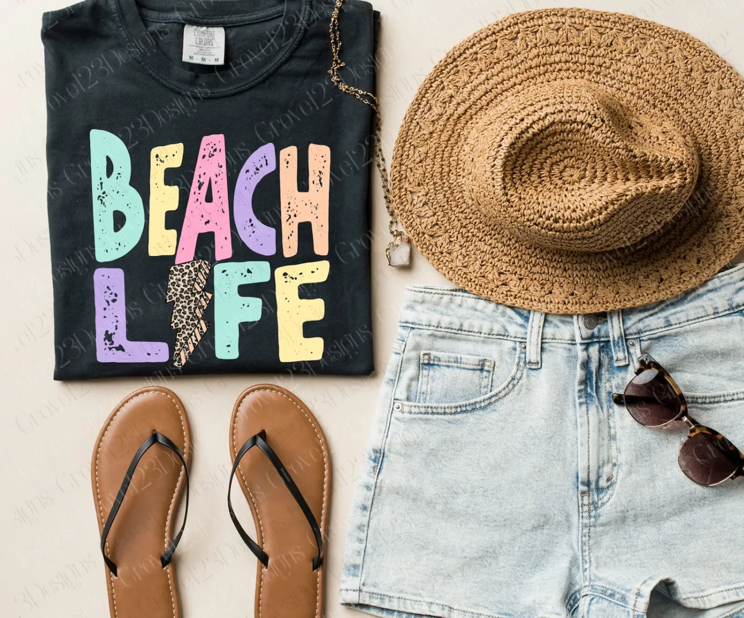 Soft Style Beach Life Tee/ Vacation Shirt/ Toddler, Youth, and Adult Sizes