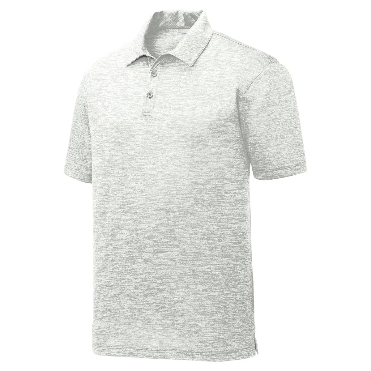 Sport-Tek Men's Silver Electric PosiCharge Electric Heather Polo