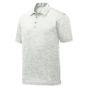 Sport-Tek Men's Silver Electric PosiCharge Electric Heather Polo