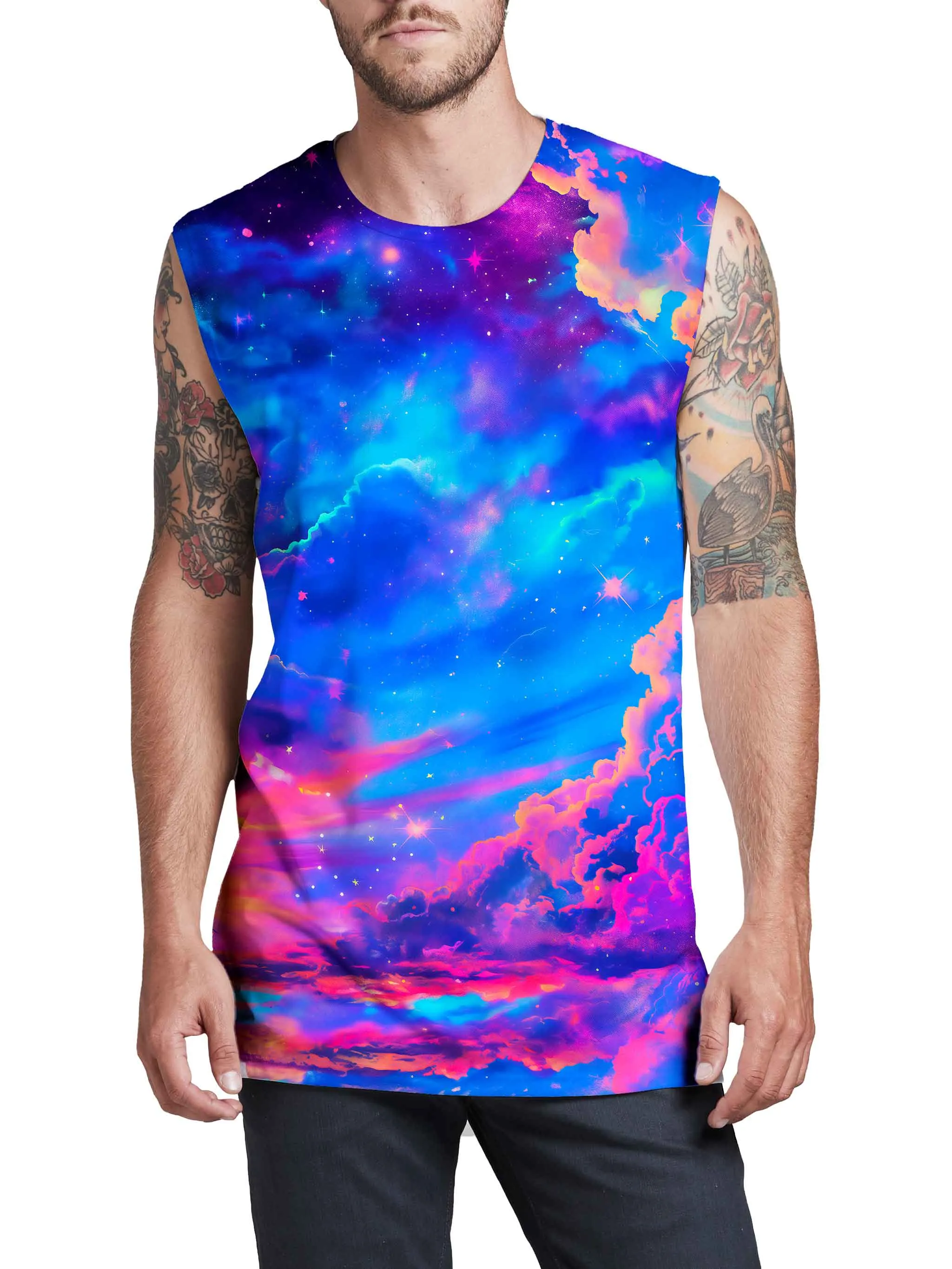 Storybook Sky Men's Muscle Tank