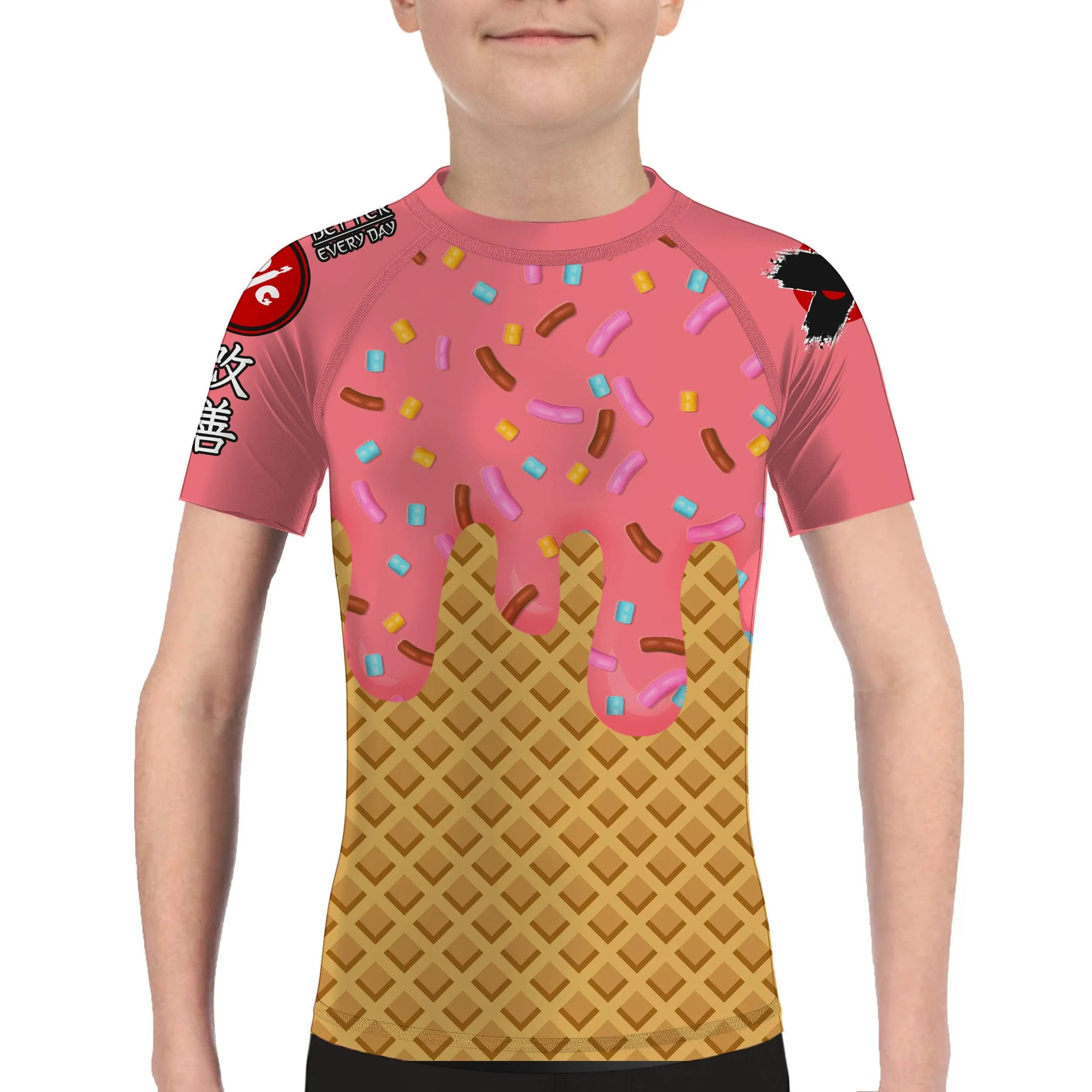 Sundae Best Kids BJJ Rash Guard