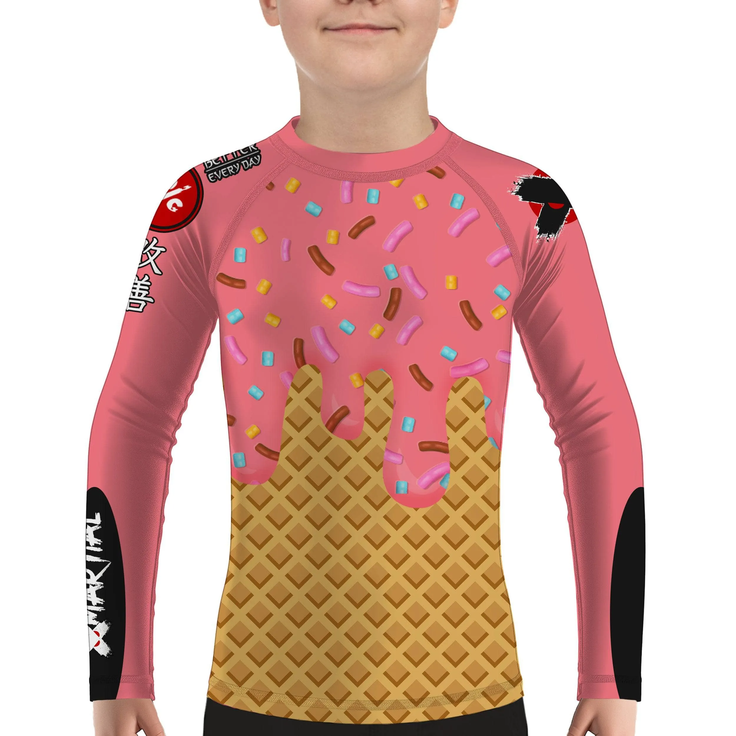 Sundae Best Kids BJJ Rash Guard