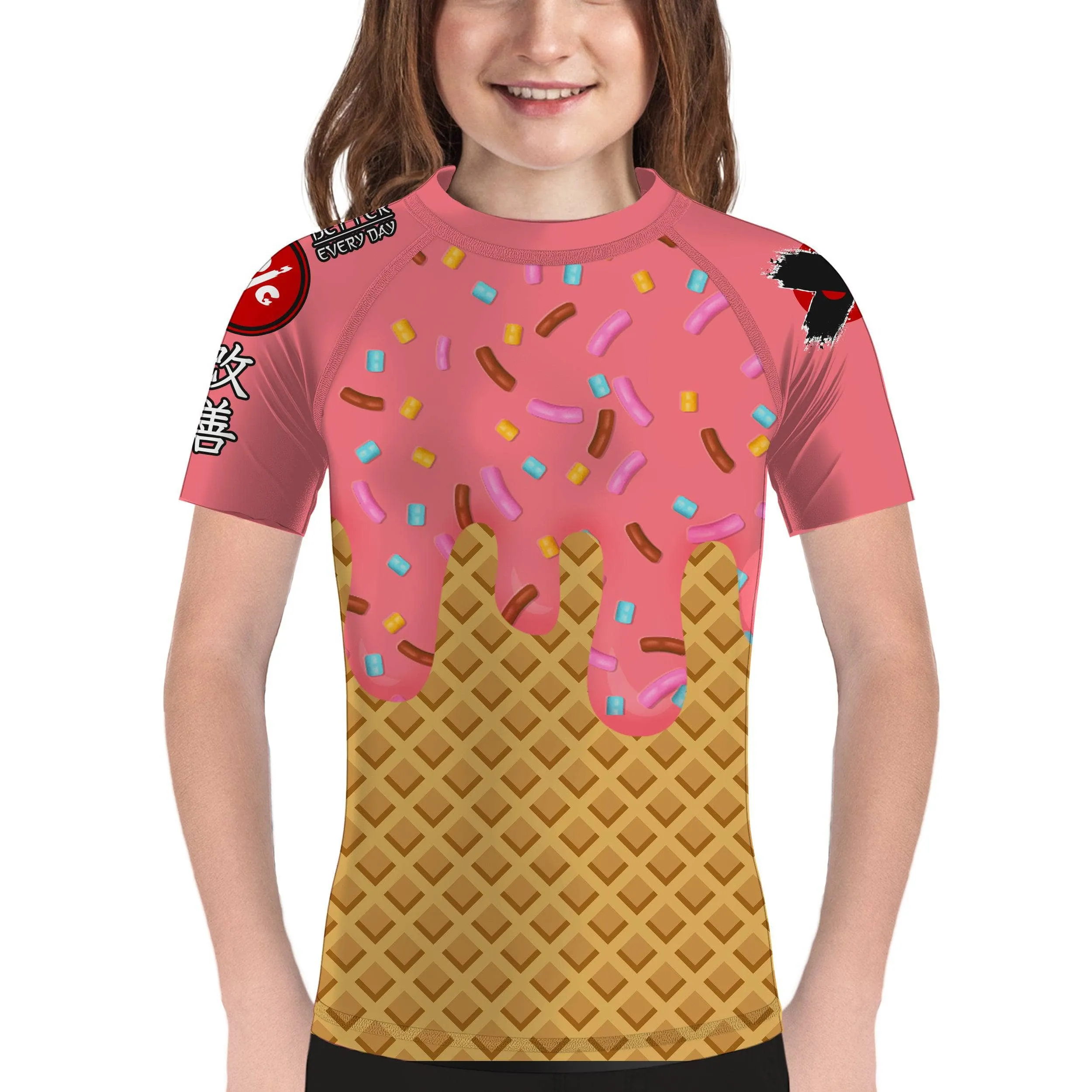 Sundae Best Kids BJJ Rash Guard