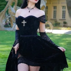 Sybil the Kind Countess     Dress Kawaii Academia Y2K Cottagecore Coquette Fairycore Dollette Princesscore