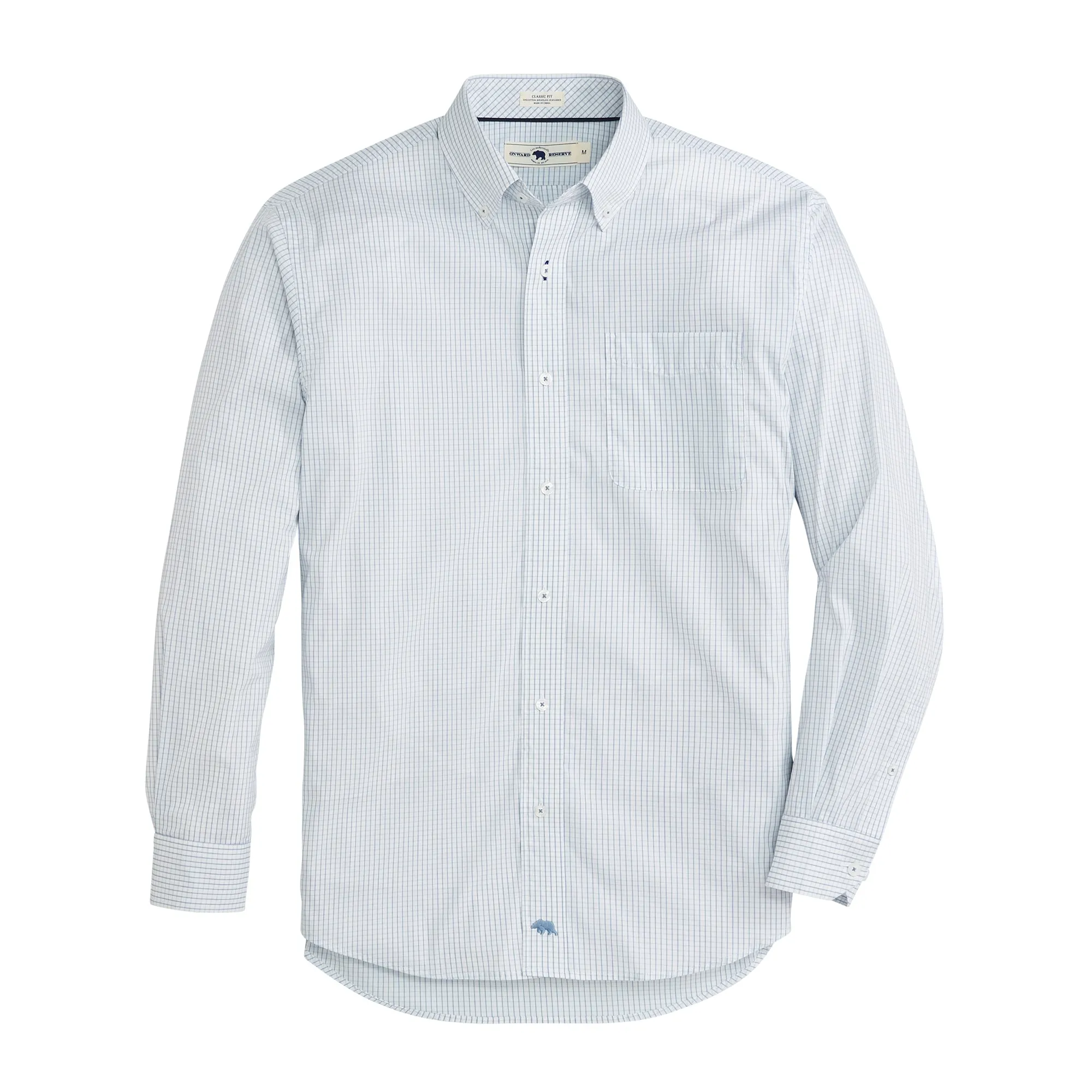 Tattersall Classic Fit Quad Woven - Endless Sky