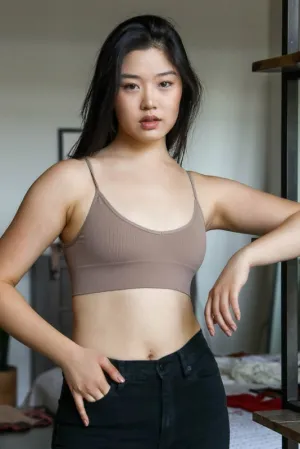 thalia bralette - mocha