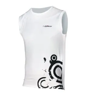 Tilos Mens 6oz Anti-UV Sleeveless Rash Guard (White, X-Large)