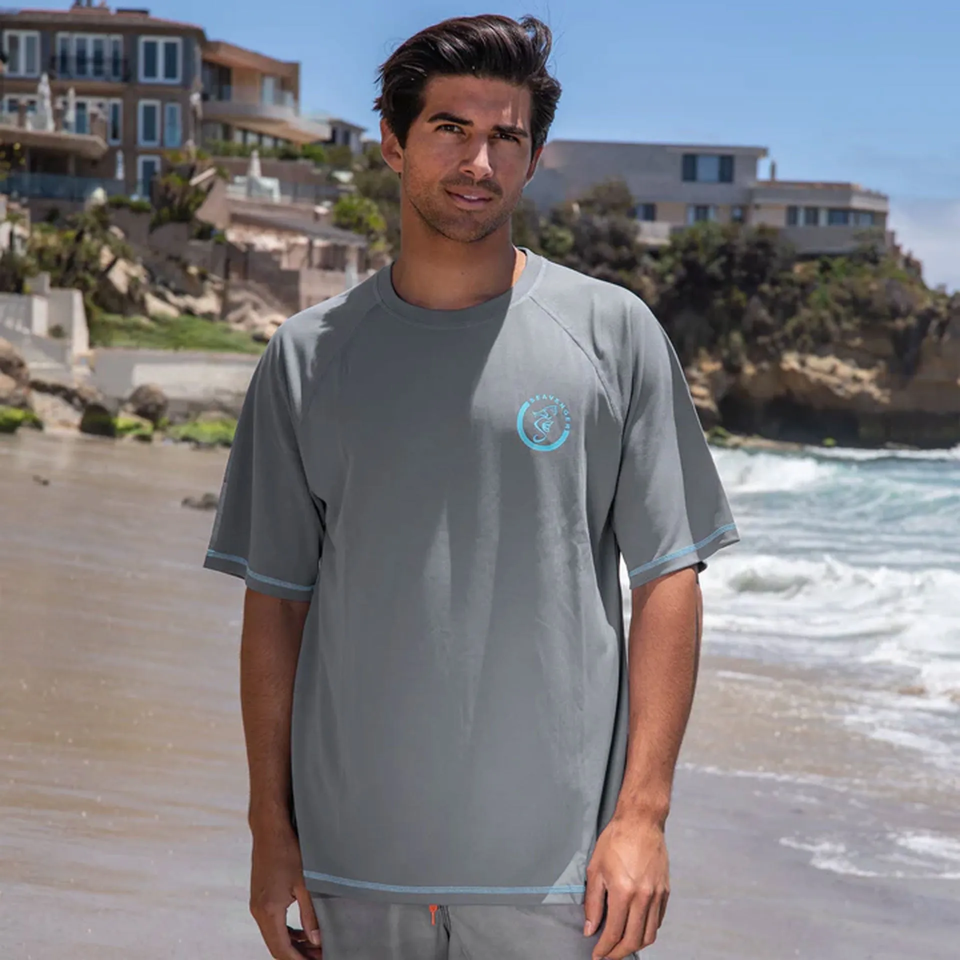 Trekker Unisex Rash Guard - Short Sleeve