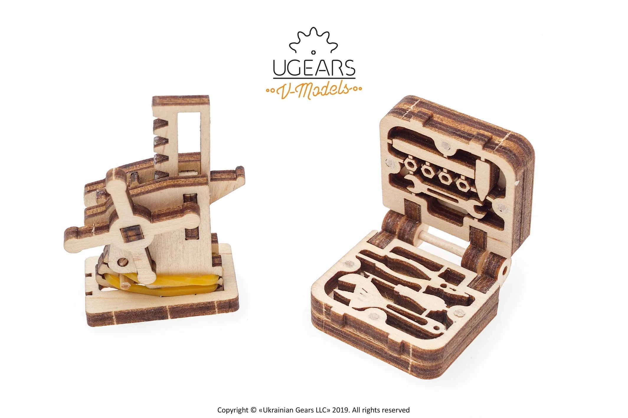 Ugears Dream Cabriolet Vm-05 ★Mechanical 3D Puzzle Kit Model Toys Gift Present Birthday Xmas Christmas Kids Adults