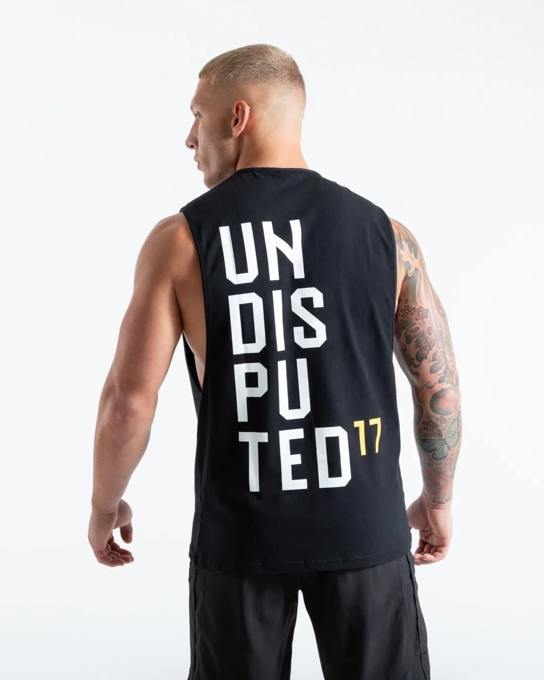 UNDISPUTED17 GRAPHIC MUSCLE TANK BLACK