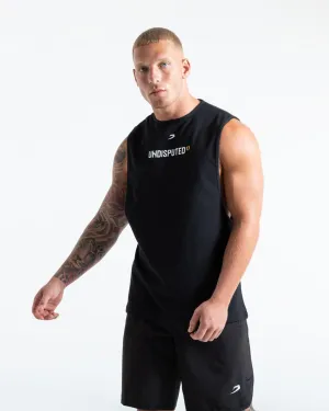 UNDISPUTED17 GRAPHIC MUSCLE TANK BLACK