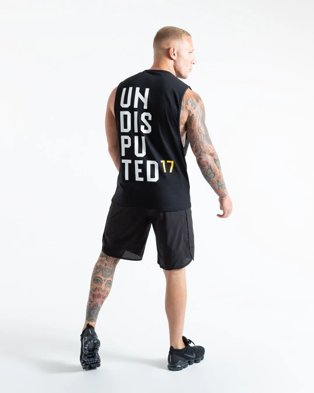 UNDISPUTED17 GRAPHIC MUSCLE TANK BLACK