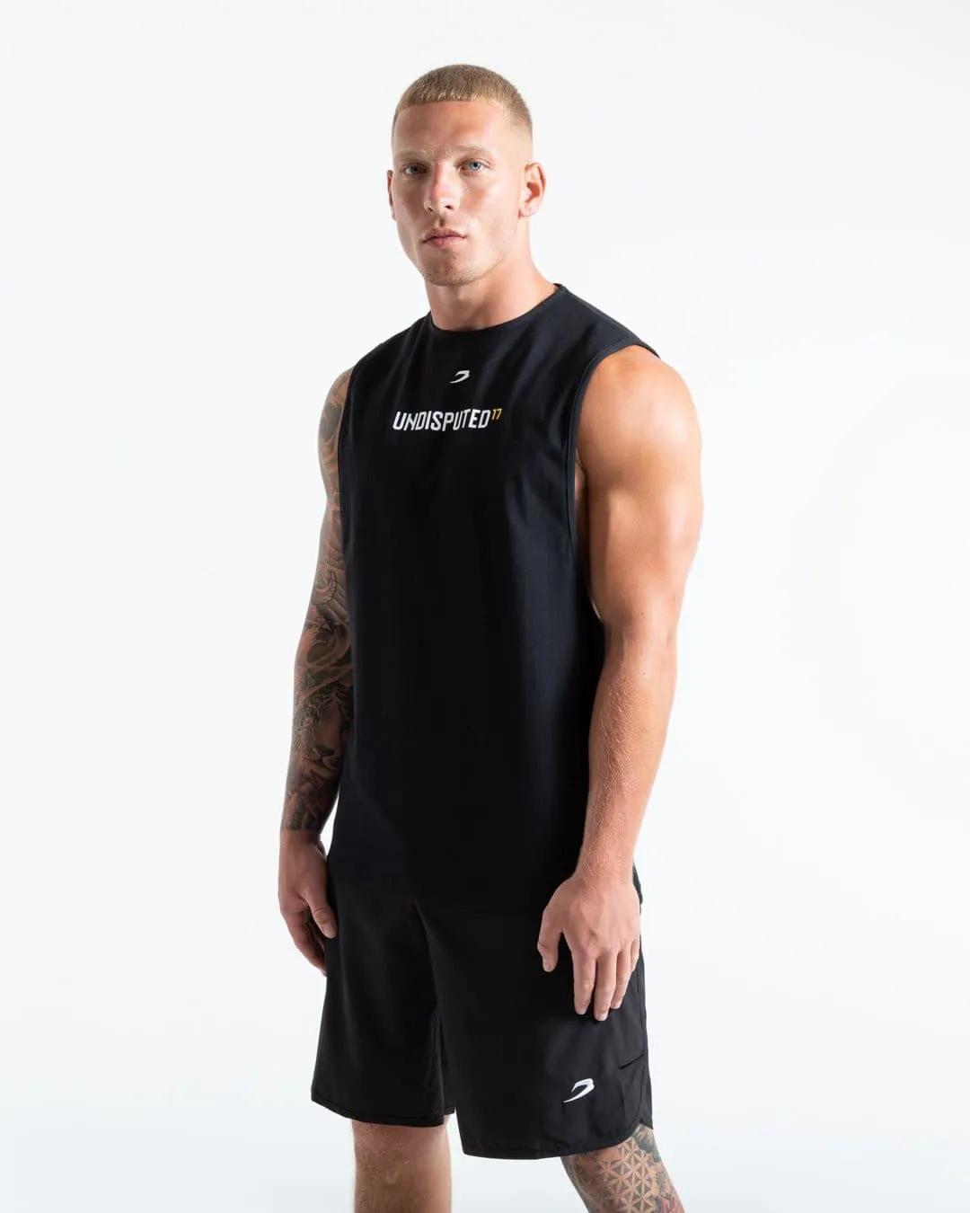 UNDISPUTED17 GRAPHIC MUSCLE TANK BLACK