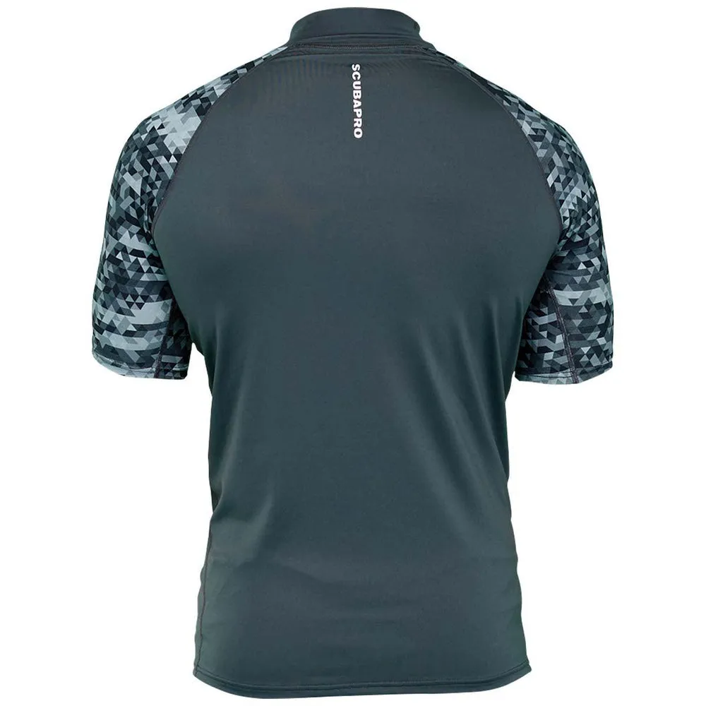 Used ScubaPro Rash Guard Mens, Short Sleeve (UPF50)