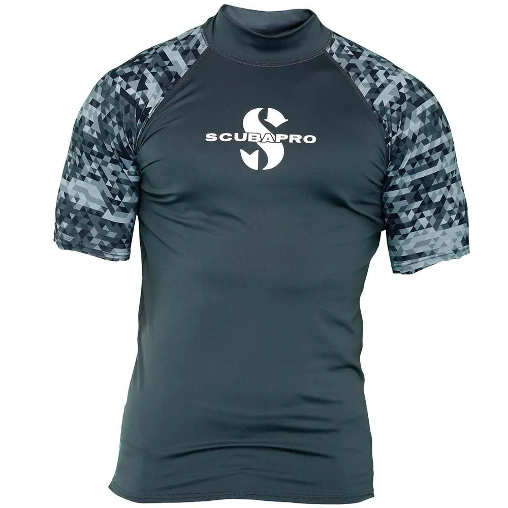 Used ScubaPro Rash Guard Mens, Short Sleeve (UPF50)