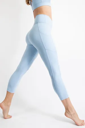 V WAIST CAPRI LENGTH LEGGINGS