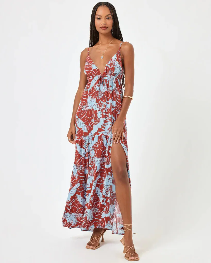 VICTORIA Printed Cover Up Dress in Going Tropical