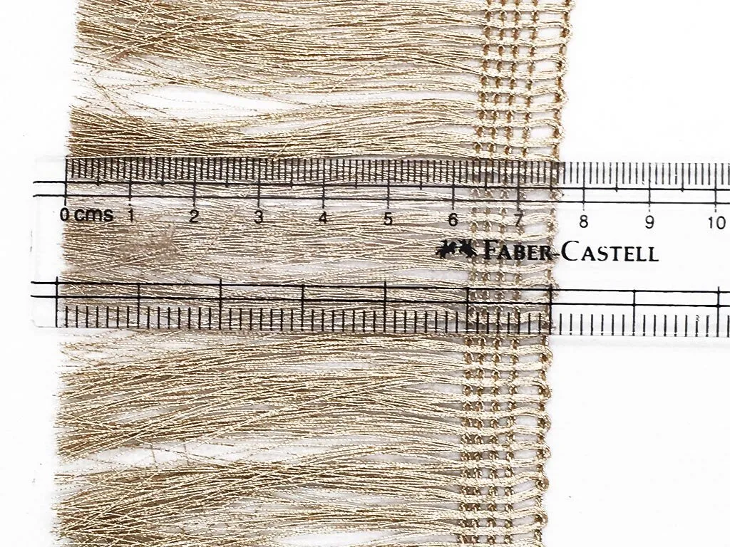 Water Golden Thread Work Fringe Lace