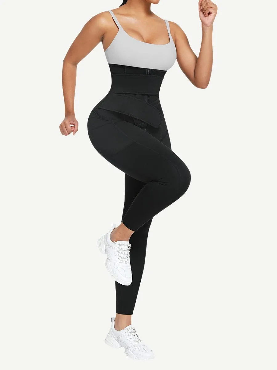 Wholesale Butt Lifting Leggings Slimming Belt Smooth Hooks with Pocket for Yoga