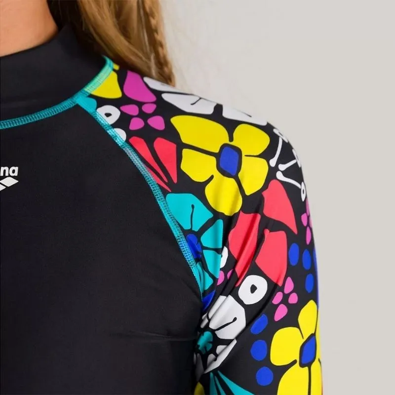 WOMEN'S LONG SLEEVE ALLOVER RASH VEST