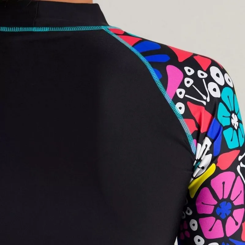 WOMEN'S LONG SLEEVE ALLOVER RASH VEST