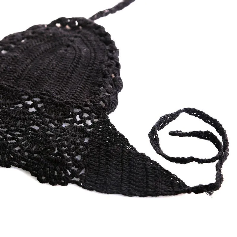 Women's Summer Crochet Bralette Crop Top