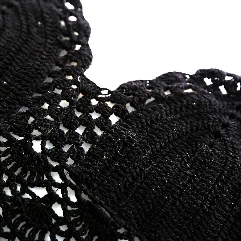 Women's Summer Crochet Bralette Crop Top
