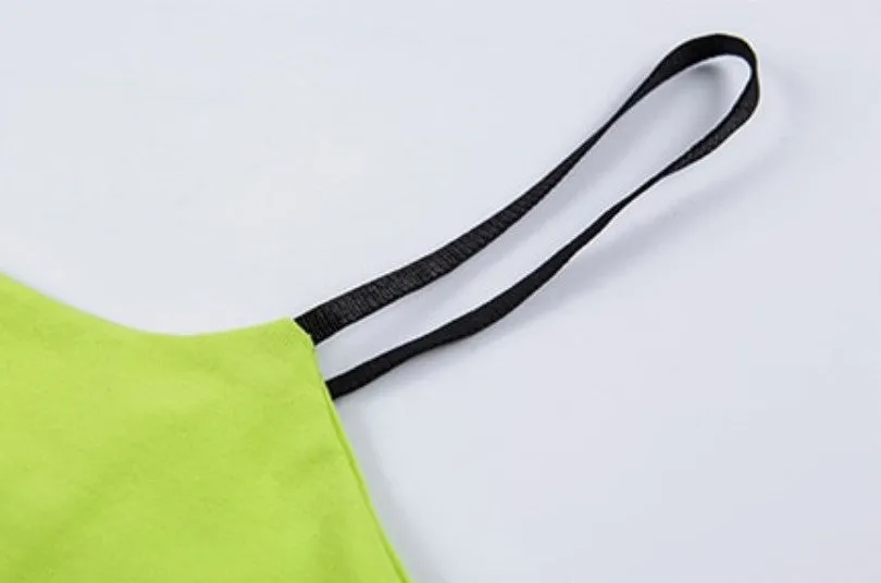 Women's Summer Sleeveless Strappy Cropped Tank Top