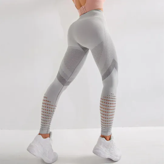 Women's Waist Fitness Leggings  -High Waist Fitness Seamless Leggings