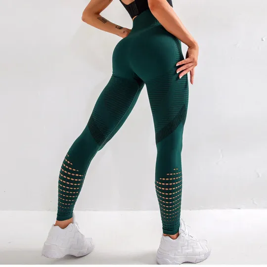 Women's Waist Fitness Leggings  -High Waist Fitness Seamless Leggings