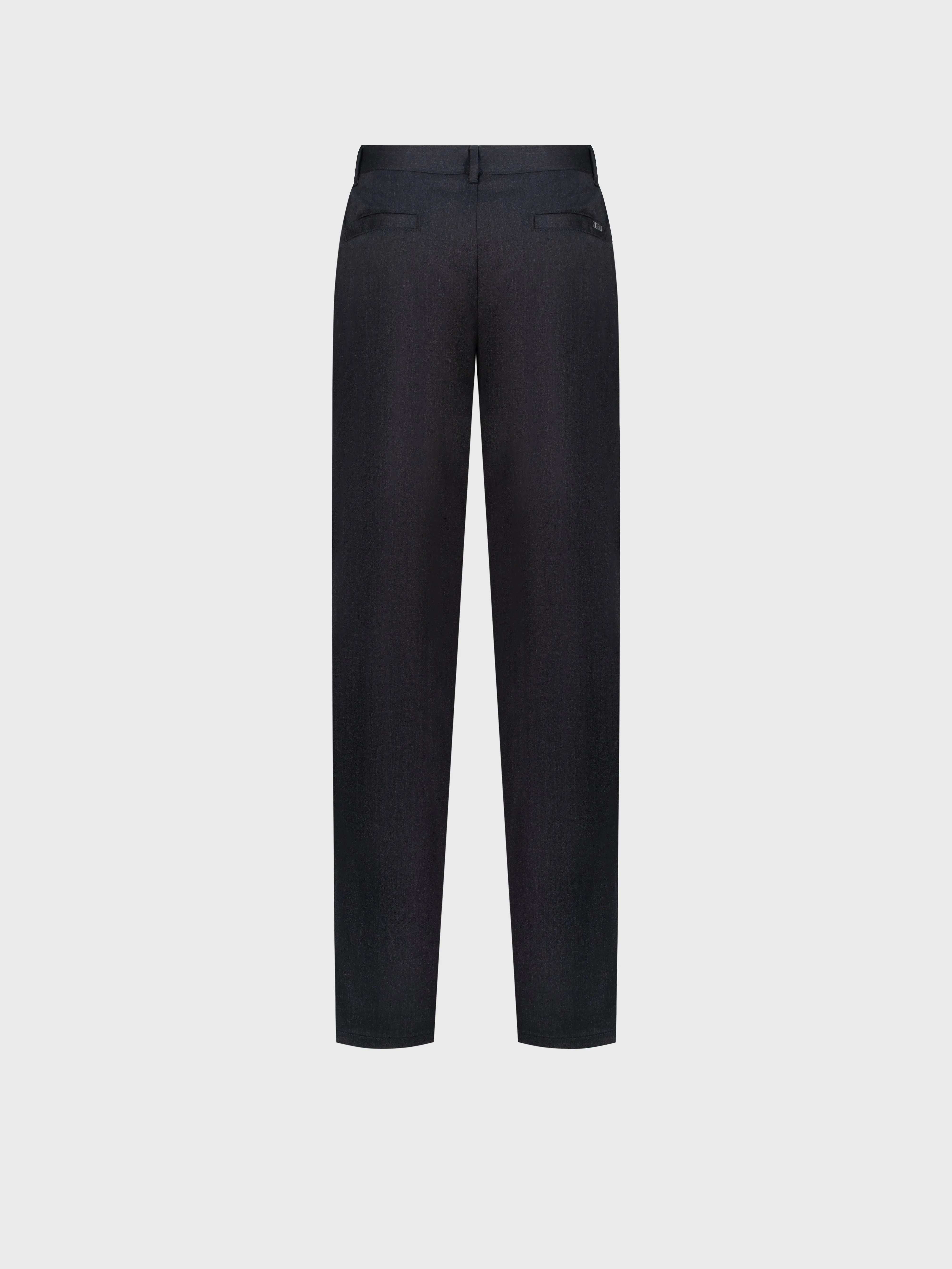 Wool Trousers Grey Anthracite
