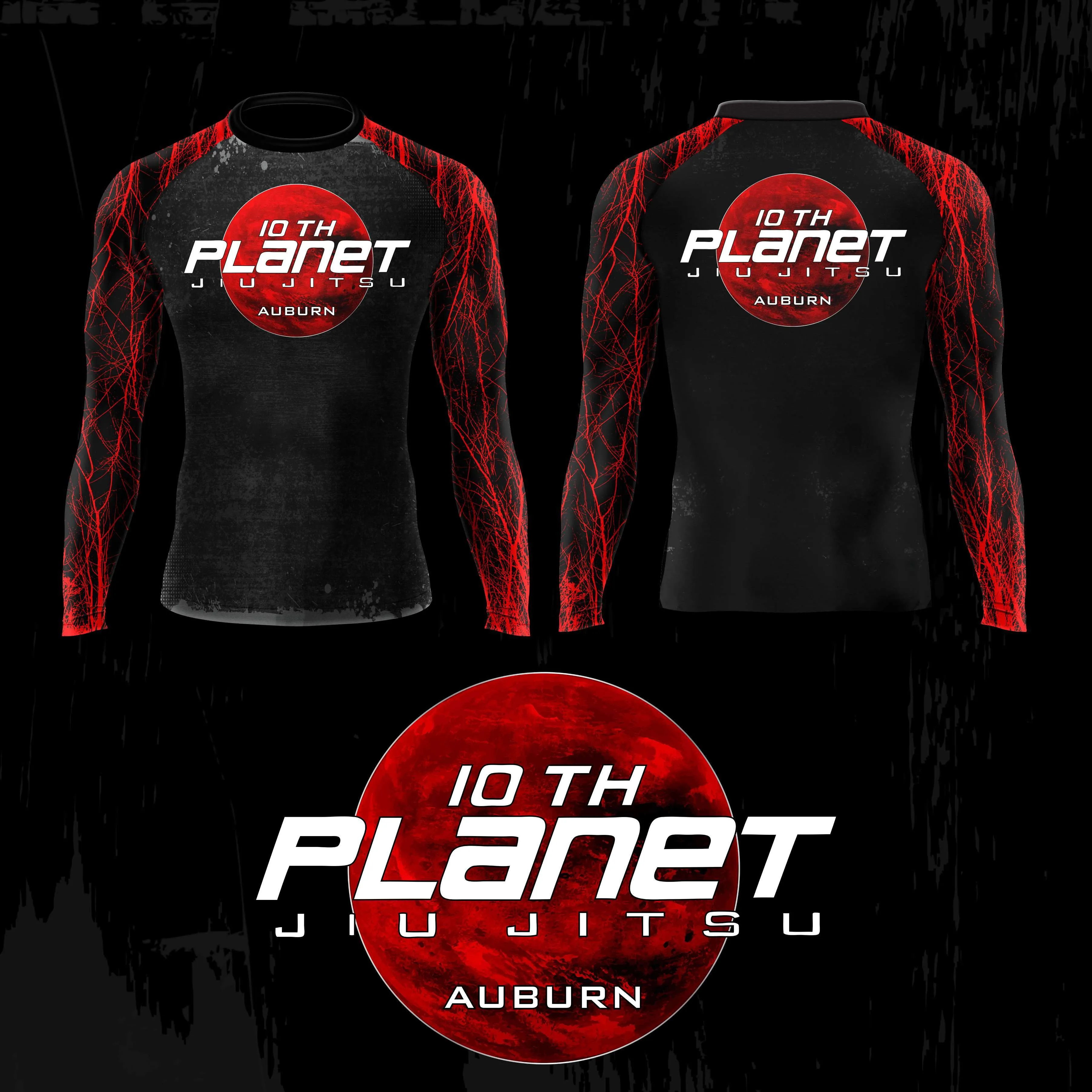 Youth Rash Guard 10th Planet Auburn