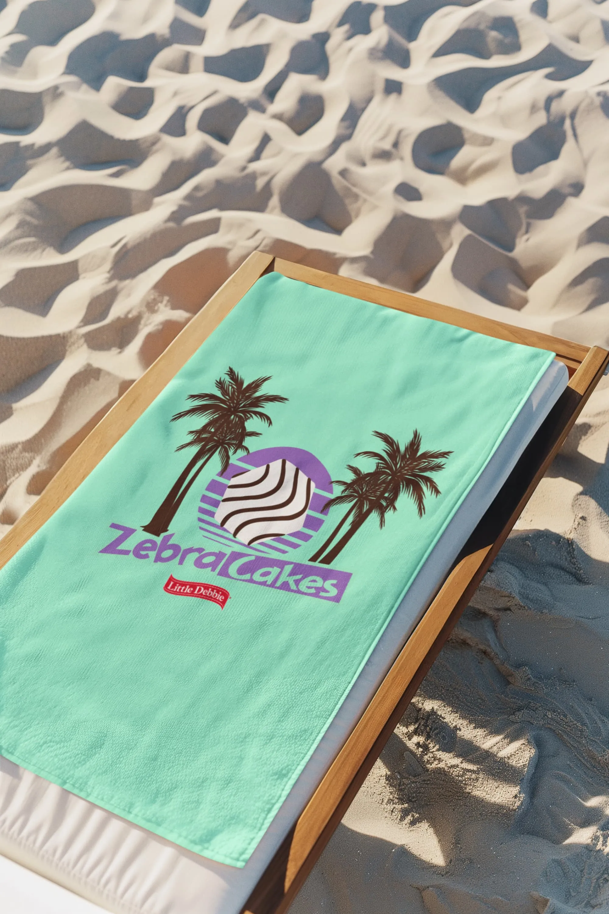 Zebra® Cakes Palm Beach Towel