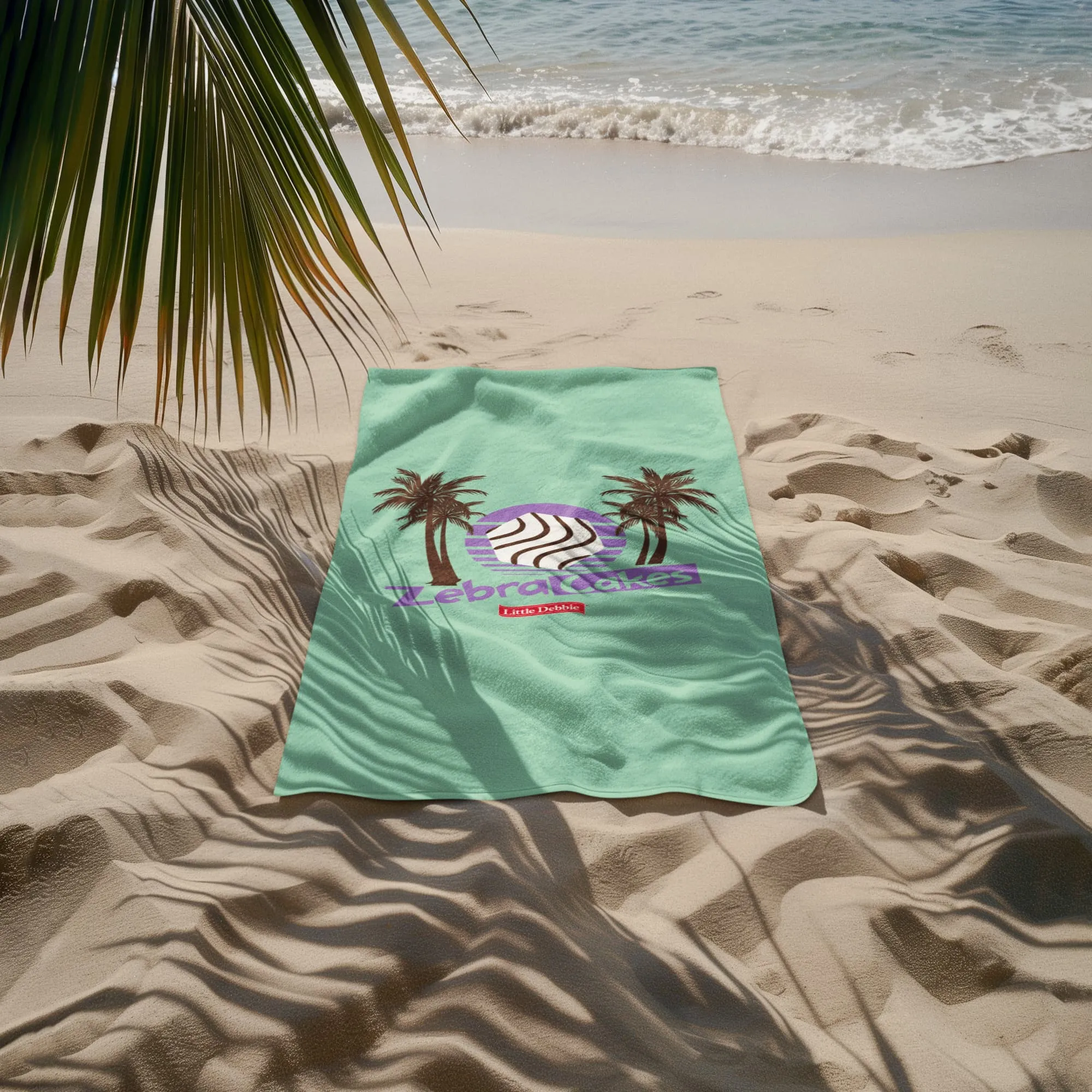 Zebra® Cakes Palm Beach Towel
